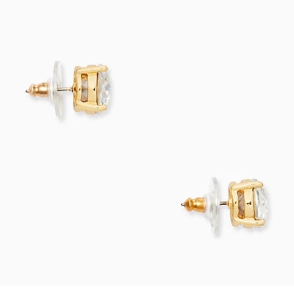 π Kate Spade New York Clear Gumdrop Stud Earrings - Picture 3 of 5